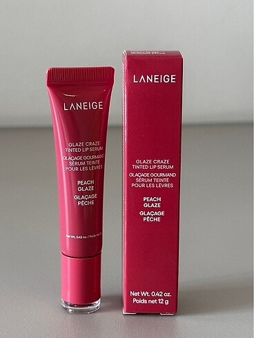 Laneige Peach Glaze Lip Balm