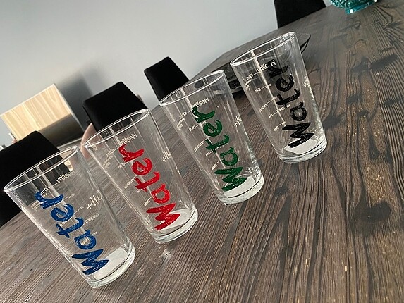 Mudo water bardak yeni etiketli
