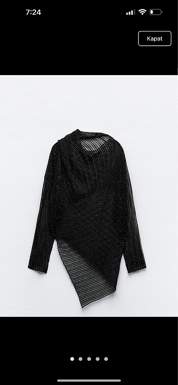 Zara Asimetrik Bluz