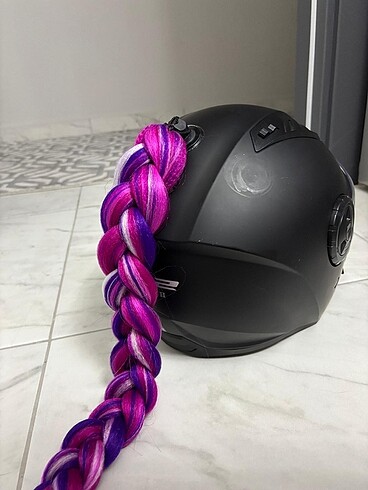 Beden mor Renk Motor kask saçı