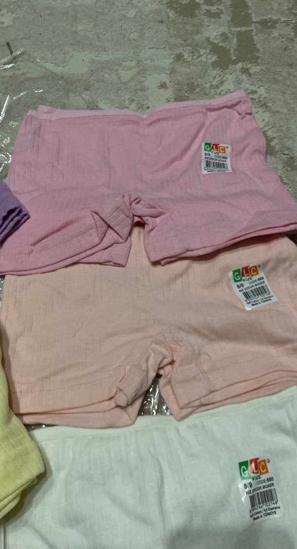 Çocuklar için Pastel Renkli Düz Boxer - Görsel 5