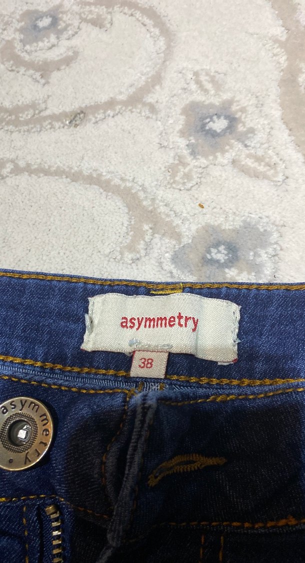 Kadın Lacivert Mini Kot Şort - Görsel 2