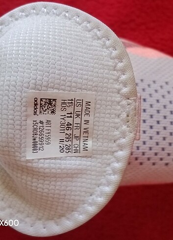45 Beden beyaz Renk Adidas Erkek spor