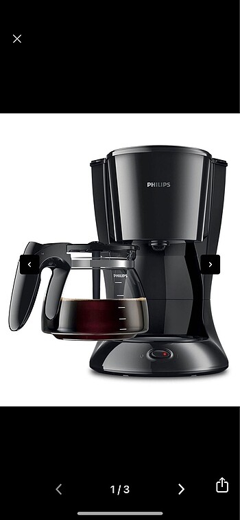Philips filtre kahve makinesi