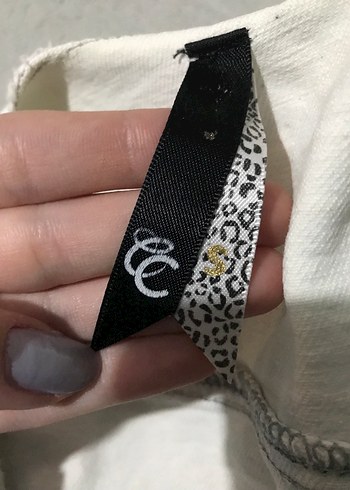 Zara Düğmeli Beyaz Kolsuz kot Ceket