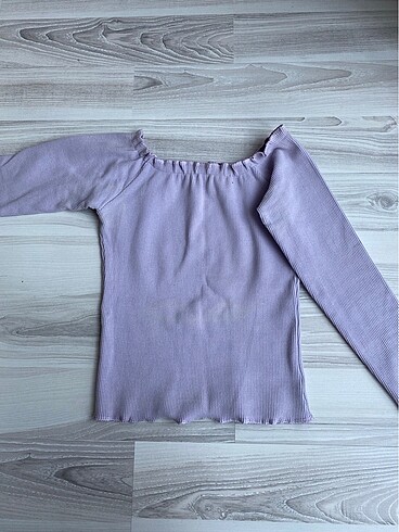 Bershka Lila renk bluz