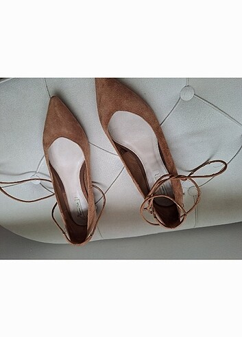 38 Beden camel Renk Massimo dutti marka ayakkabı 