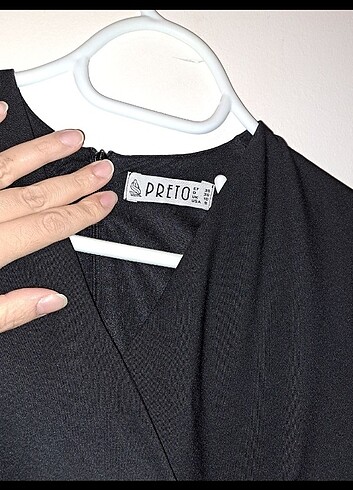 Halit ürünü siyah elbise - Görsel 5