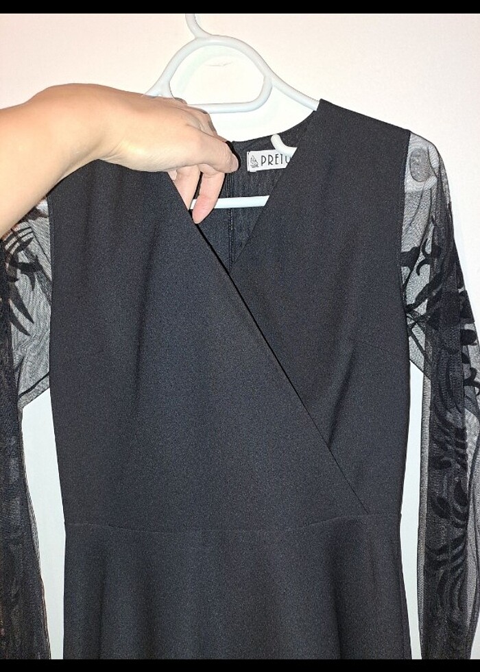 Halit ürünü siyah elbise  - Görsel 2