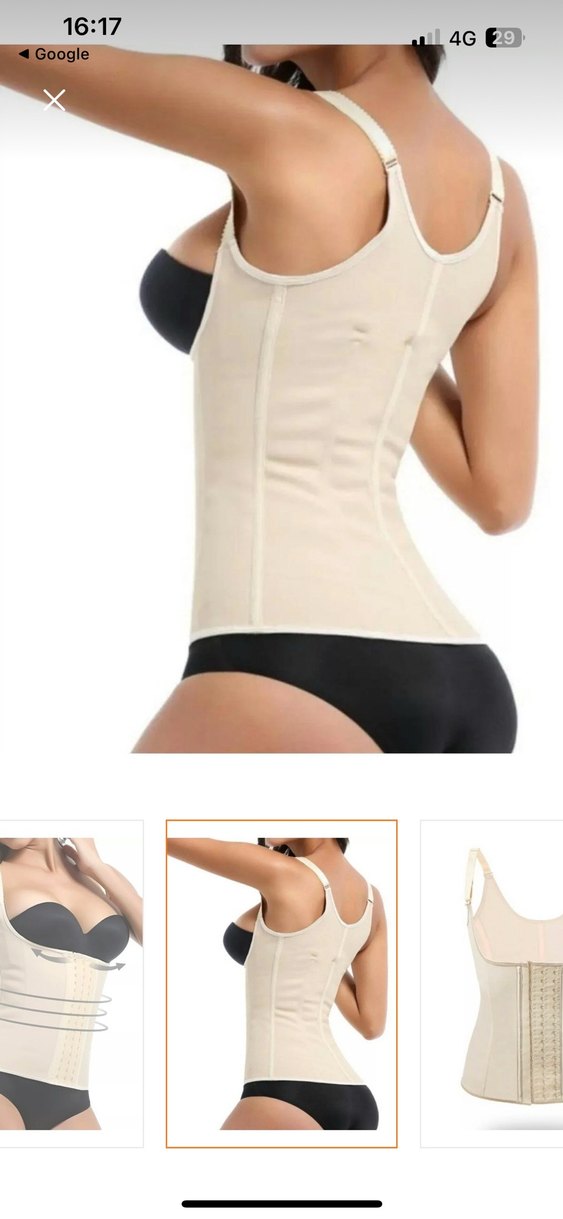 Bej Parlak Korse - Görsel 5