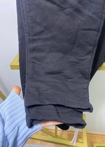 Siyah Mini Baskılı Pamuklu Kadın Eşofman - Görsel 3