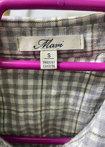 Gri Kareli Düğmeli Kadın Gömlek - Görsel 4