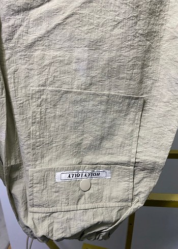 Bej Kadın Paraşüt Pantolon - Görsel 2