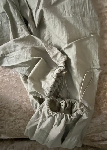 Bej Kadın Paraşüt Pantolon - Görsel 4