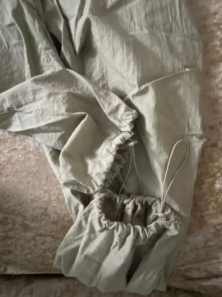 Bej Kadın Paraşüt Pantolon - Görsel 4