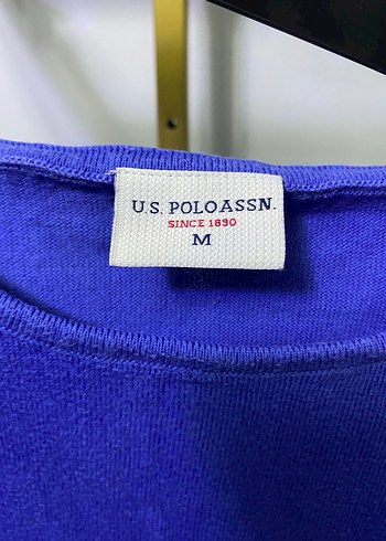 Kadın Mavi Uzun Kollu Triko Kazak - Görsel 4