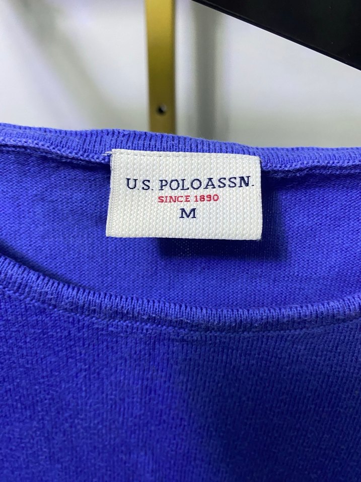 Kadın Mavi Uzun Kollu Triko Kazak - Görsel 4