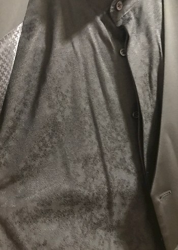 Abdullah Kığılı markaSiyah Erkek Düğmeli Klasik Kesim Takım - Görsel 6