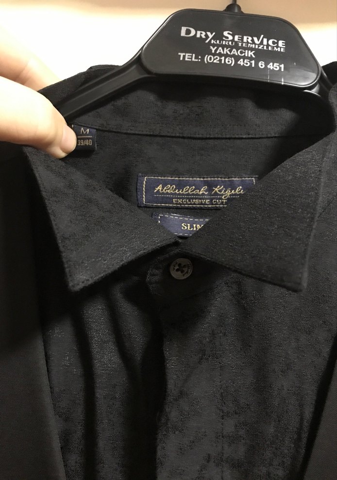 Abdullah Kığılı markaSiyah Erkek Düğmeli Klasik Kesim Takım - Görsel 5