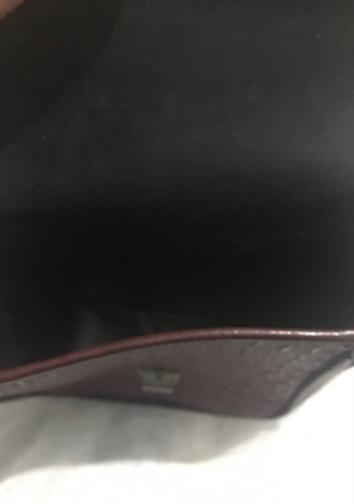 Bordo Deri Kemerli Yılan Desenli Kadın Çanta - Görsel 3