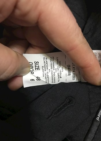 Düğmeli Erkek Siyah Klasik Kesim Takım Elbise - Görsel 7