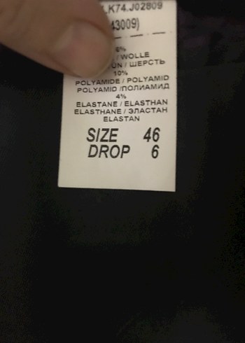 Düğmeli Erkek Siyah Klasik Kesim Takım Elbise - Görsel 5