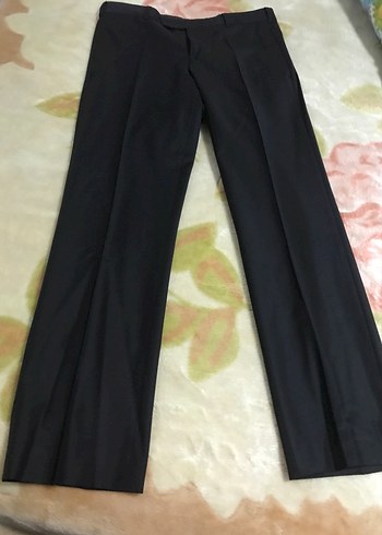 Düğmeli Erkek Siyah Klasik Kesim Takım Elbise - Görsel 6