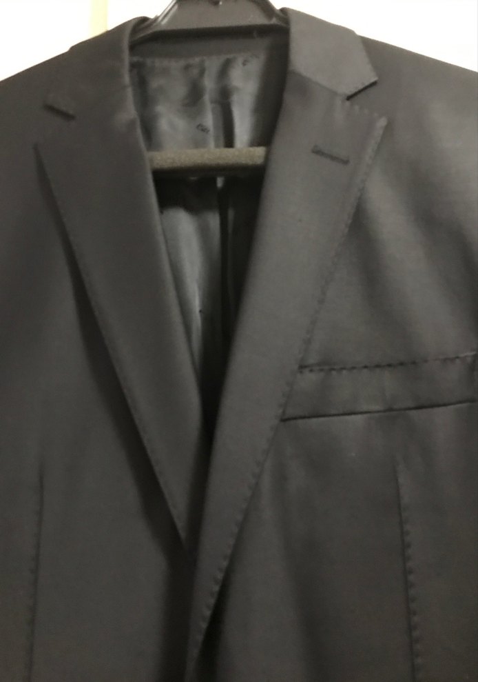 Düğmeli Erkek Siyah Klasik Kesim Takım Elbise - Görsel 2