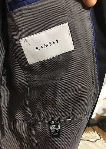 Ramsey Klasik Siyah Erkek Takım Elbise - Görsel 2