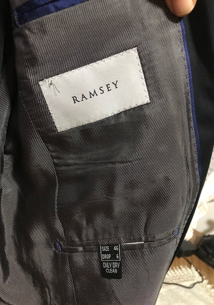 Ramsey Klasik Siyah Erkek Takım Elbise - Görsel 2