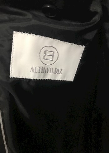 Erkek Siyah Düğmeli Klasik Kesim Ceket altın yıldız - Görsel 4