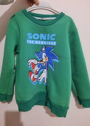 Renkli Sonic Baskılı Erkek Çocuk Eşofman Takımı - Görsel 2