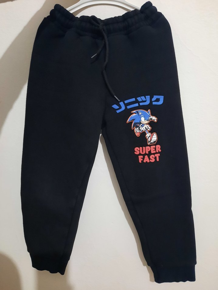 Renkli Sonic Baskılı Erkek Çocuk Eşofman Takımı - Görsel 3