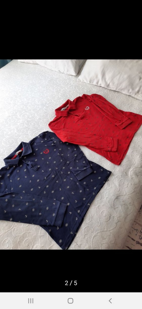 Uzun Kollu Erkek Çocuk Polo Tişört - Görsel 2