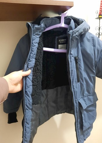 Gri Erkek Çocuk Fermuarlı Mont - Görsel 6