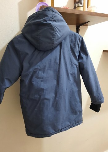 Gri Erkek Çocuk Fermuarlı Mont - Görsel 4