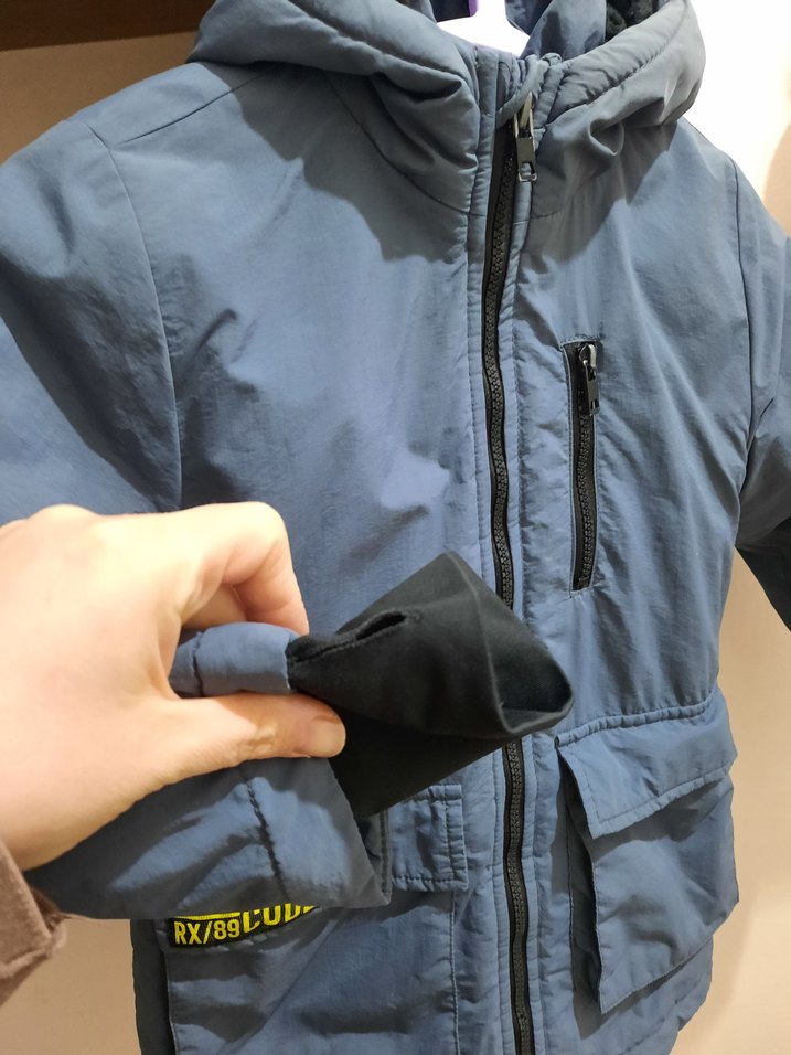 Gri Erkek Çocuk Fermuarlı Mont - Görsel 2