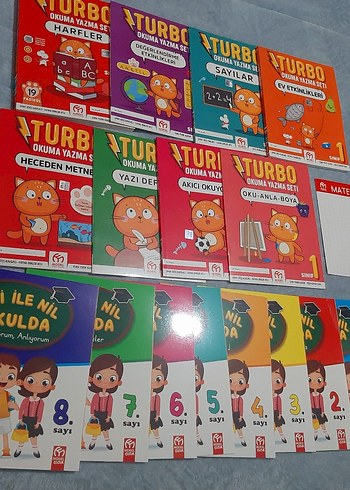  Beden Turbo Okuma Yazma Seti - 1. Sınıf