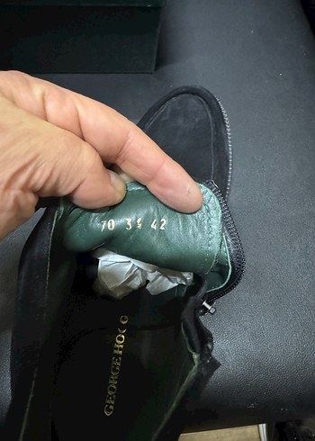 George Hogg Siyah Süet Erkek Bot - Günlük Rahat Stil - Görsel 6