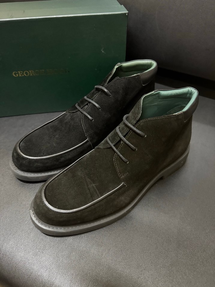 George Hogg Siyah Süet Erkek Bot - Günlük Rahat Stil - Görsel 5