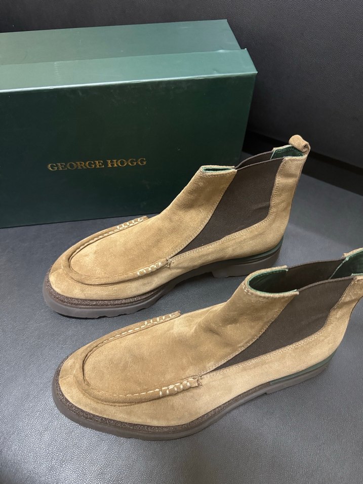 Bej Süet Erkek Bot - George Hogg - Görsel 2