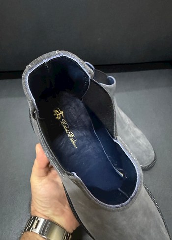 Brooks brothers Gri Süet Erkek Botları - Görsel 6
