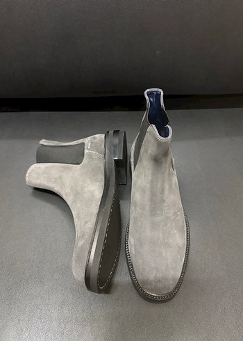 Brooks brothers Gri Süet Erkek Botları - Görsel 3