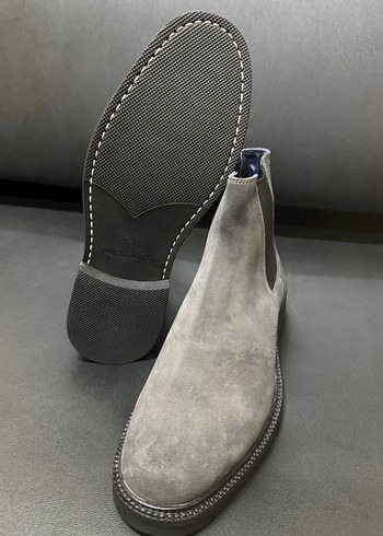 Brooks brothers Gri Süet Erkek Botları - Görsel 2