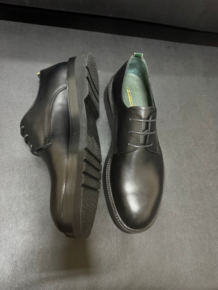 George Hogg Siyah Erkek Klasik Ofis Ayakkabısı - Görsel 3