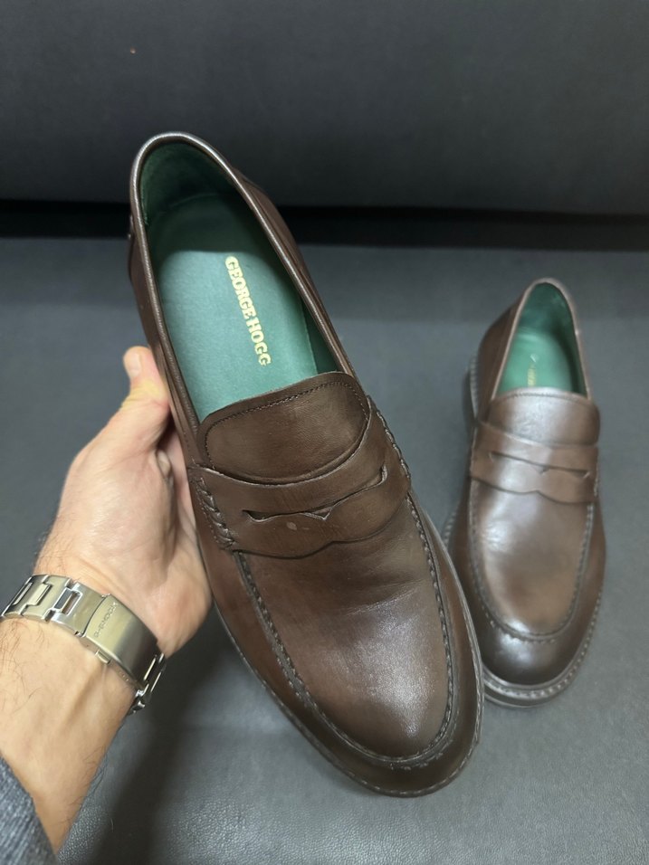 George hogg Klasik Kahverengi Deri Erkek Ayakkabı - Görsel 4