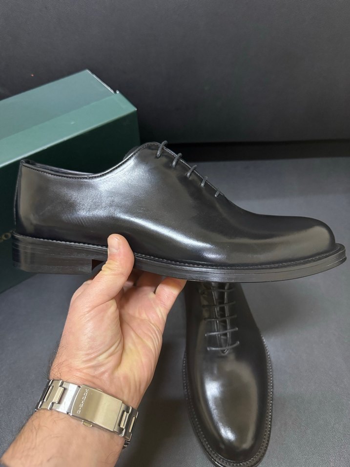 George Hogg Siyah Modern Klasik Erkek Ayakkabı - Görsel 5