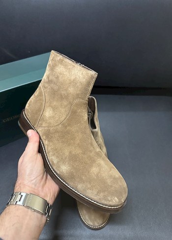 George Hogg Bej Süet Fermuarlı Erkek Bot - Görsel 5