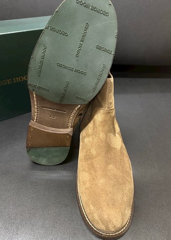 George Hogg Bej Süet Fermuarlı Erkek Bot - Görsel 3