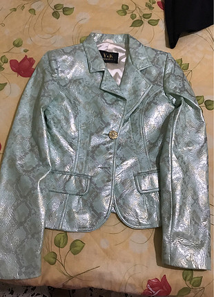 l Beden yeşil Renk Blazer ceket